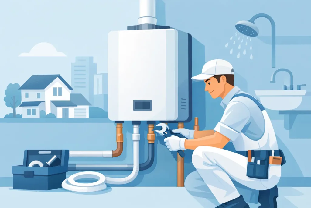 Tankless Water Heater Installation in Brampton